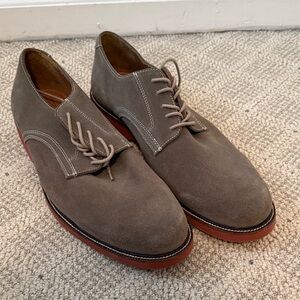 14th & Union Men's Gray Suede Oxfords
